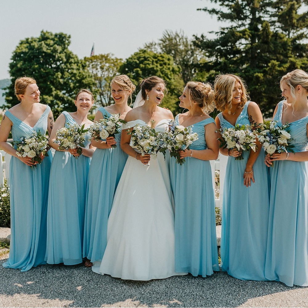 Dear Cleo - size 6 bridesmaids dress - light blue